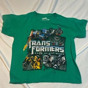 Transformers Green Kids T-Shirt women’s crop t size small
